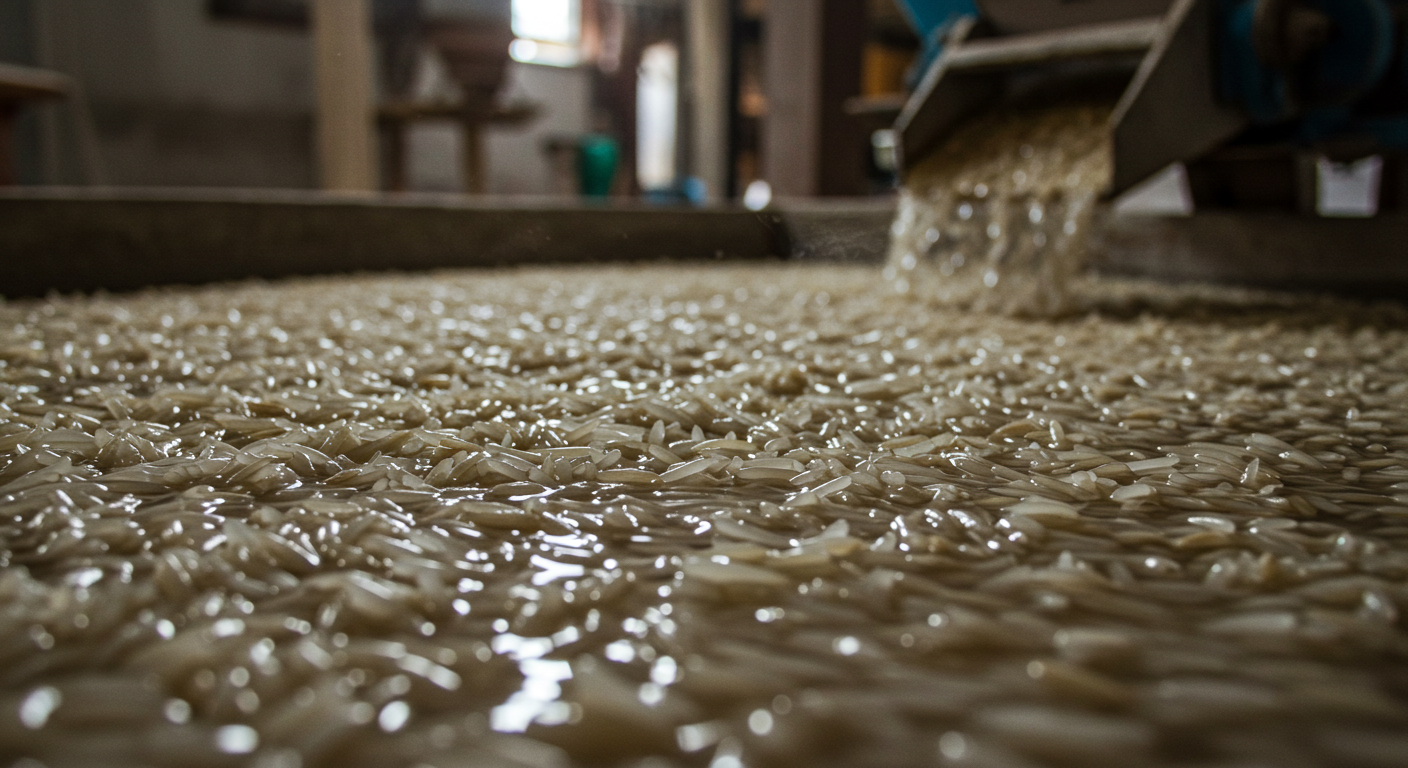 Parboiling - Soaking Process